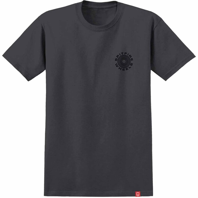 Spitfire Spitfire CLASSIC '87 SWIRL FILL SS TEE CHARCOAL W/ BLK/WHT