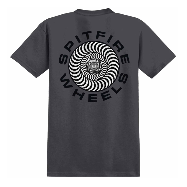 Spitfire Spitfire CLASSIC '87 SWIRL FILL YOUTH SS TEE CHAR W/ BLK/WHT