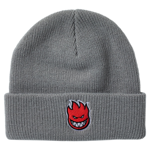 Spitfire Spitfire BIGHEAD FILL CUFF BEANIE GREY/RED