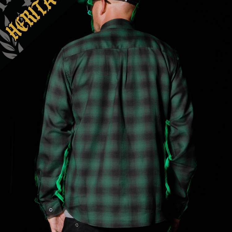 DIXXON DIXXON ABSINTHE HERITAGE FLANNEL
