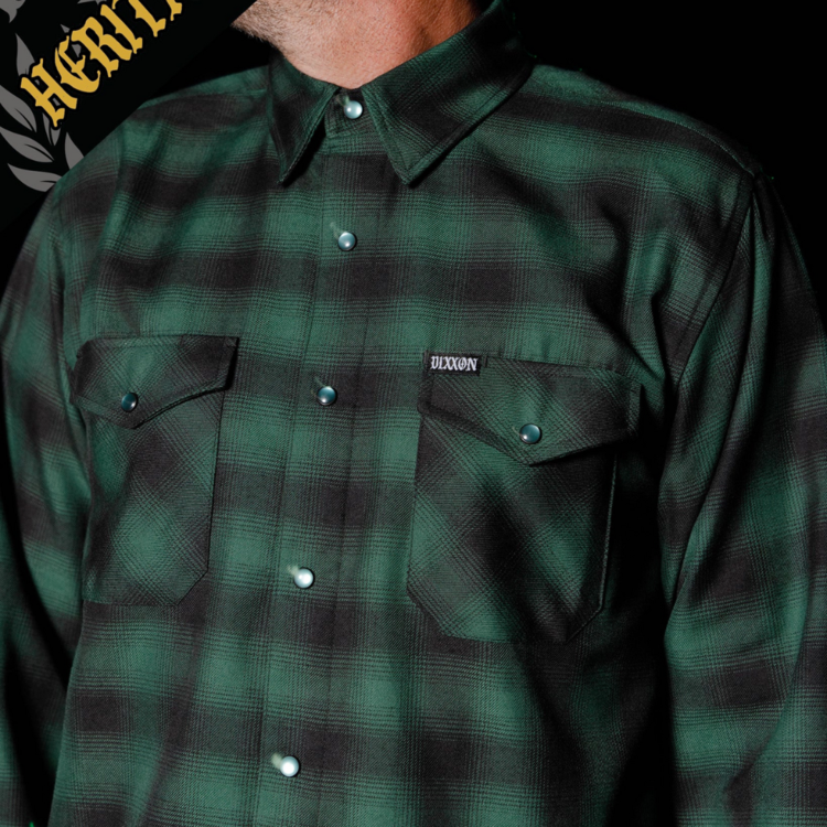 DIXXON DIXXON ABSINTHE HERITAGE FLANNEL