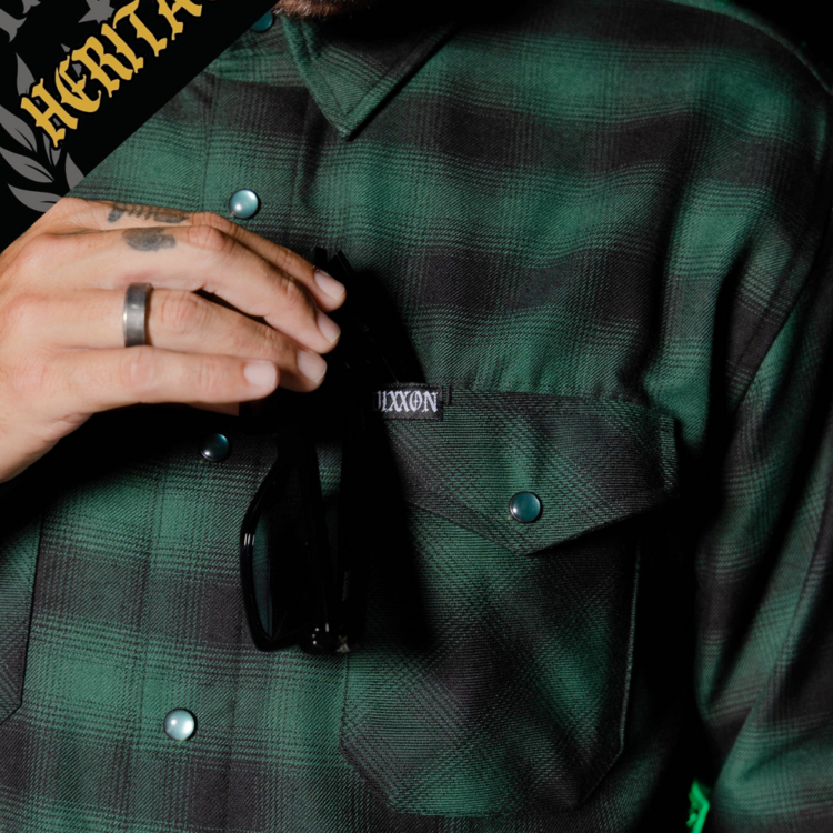 DIXXON DIXXON ABSINTHE HERITAGE FLANNEL
