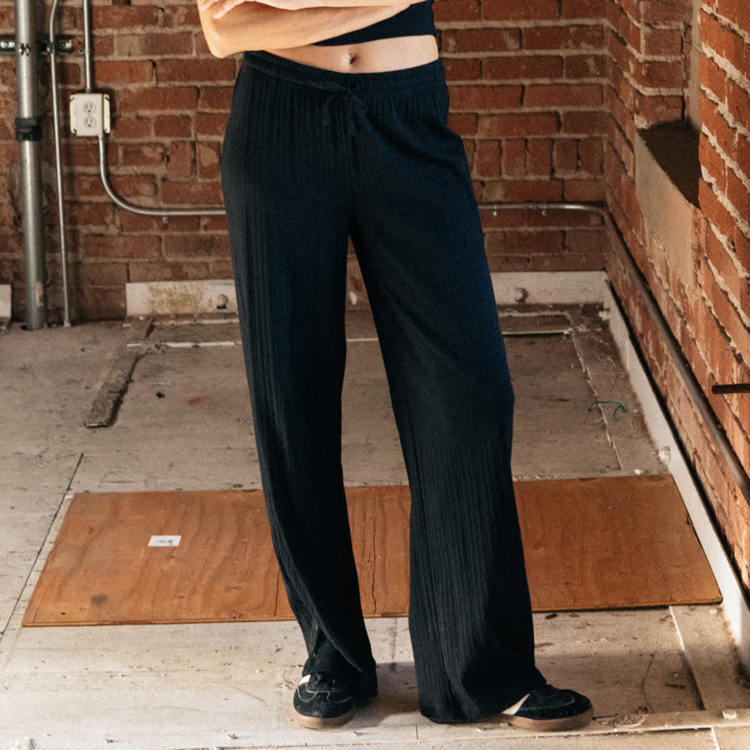 Brixton Brixton POINTELLE LOUNGE PANT BLACK