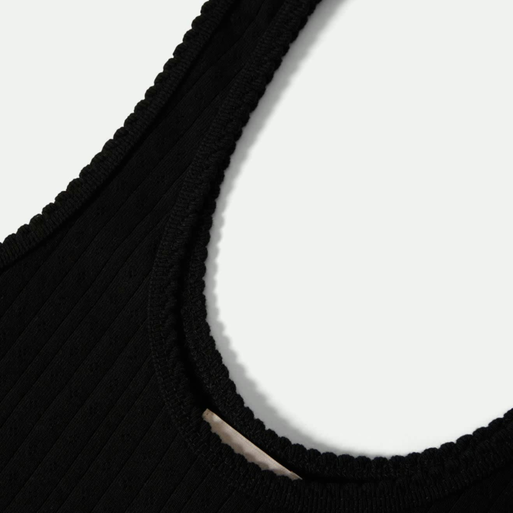 Brixton Brixton POINTELLE SLIM FIT TANK BLACK