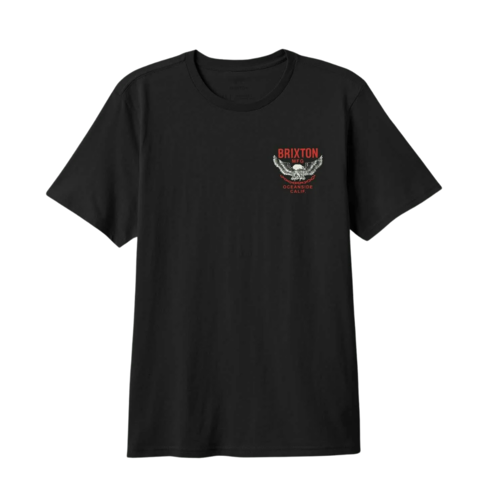 Brixton Brixton WALLER S/S STT BLACK WORN WASH