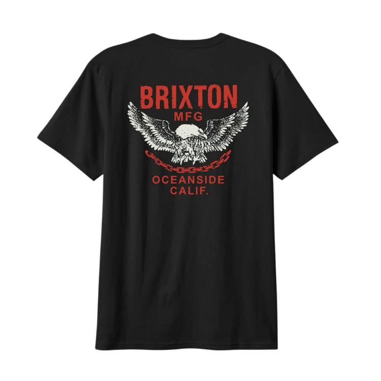 Brixton Brixton WALLER S/S STT BLACK WORN WASH
