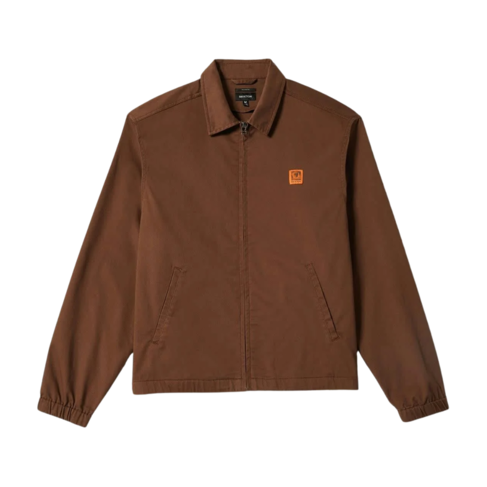 Brixton Brixton GLOBAL RELAXED HARRINGTON JKT PINECONE BROWN