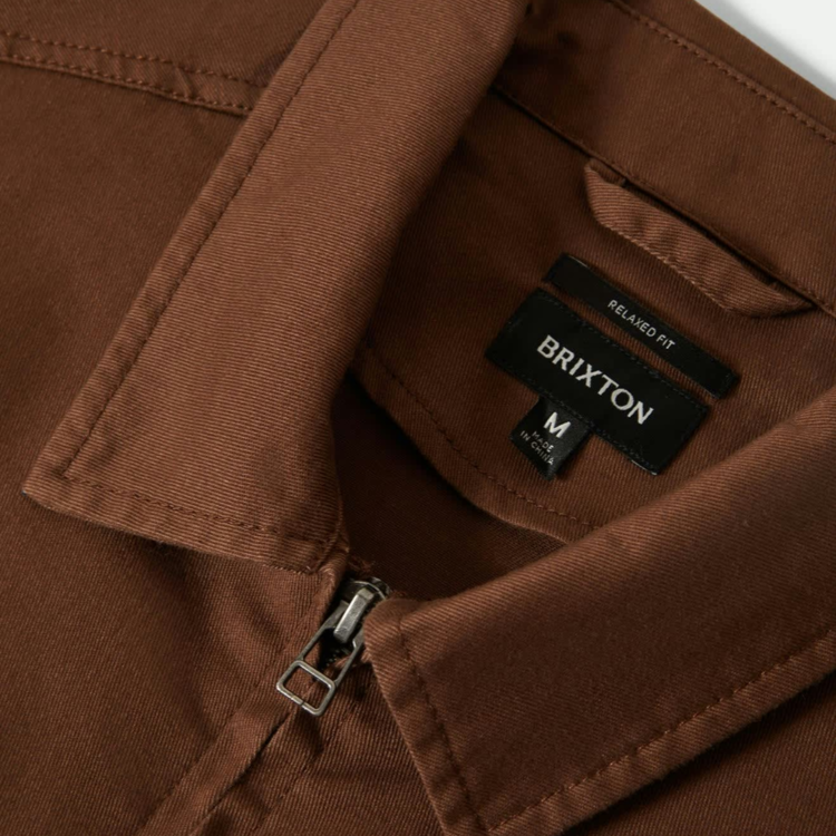 Brixton Brixton GLOBAL RELAXED HARRINGTON JKT PINECONE BROWN