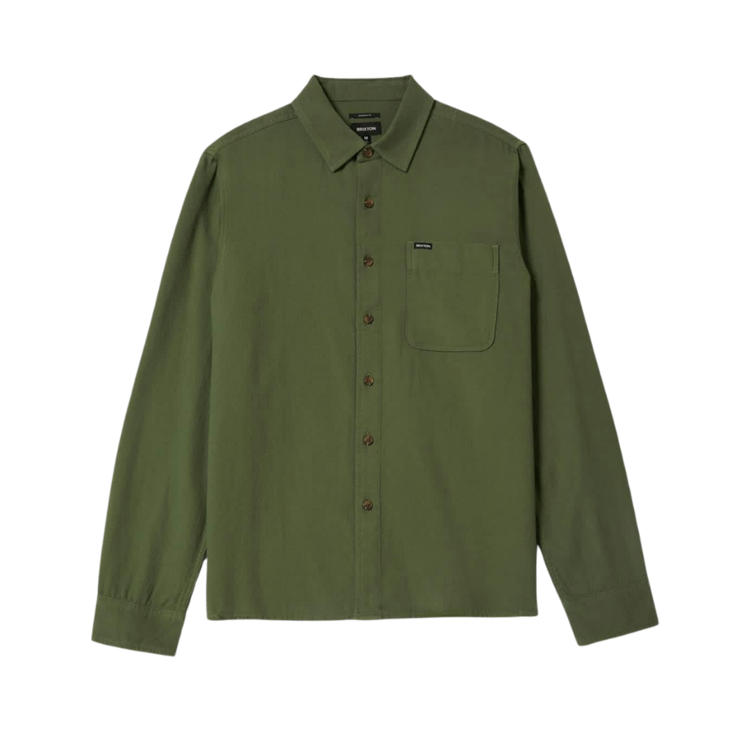 Brixton Brixton HASTING LW FLANNEL WILD GREEN