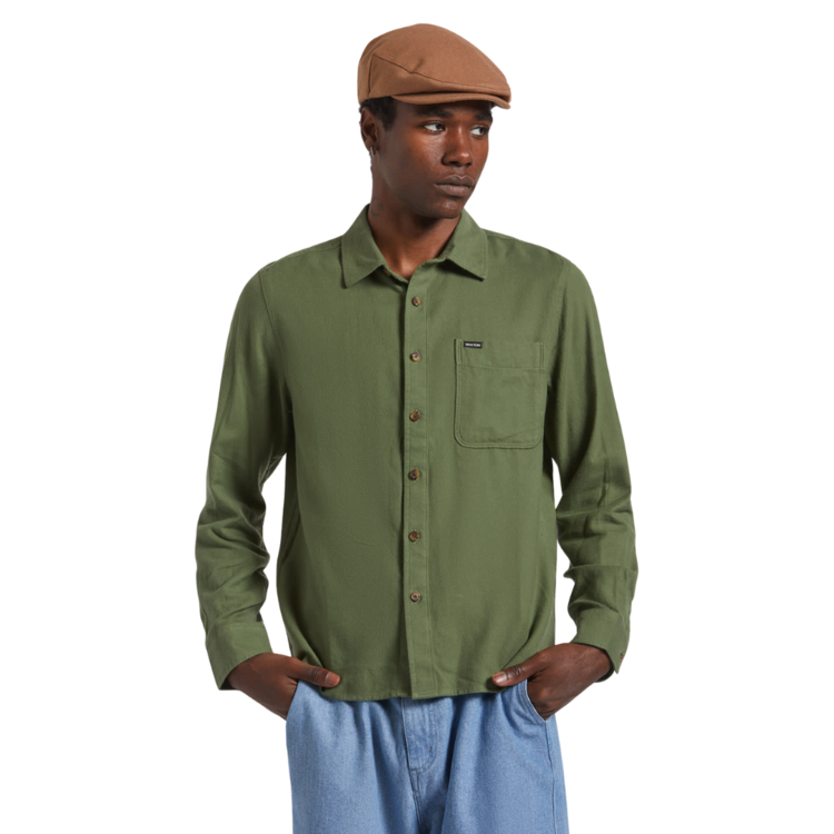 Brixton Brixton HASTING LW FLANNEL WILD GREEN