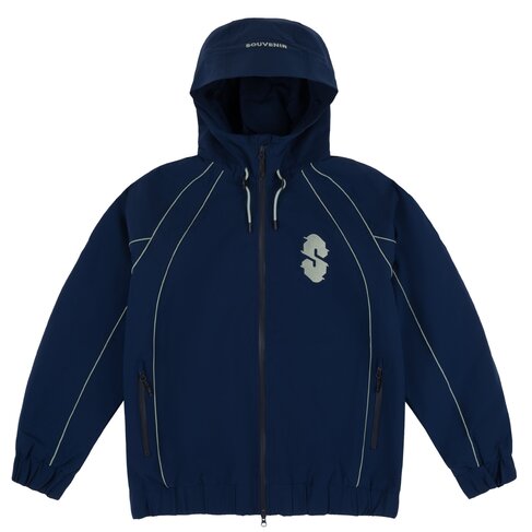 SOUVENIR Souvenir INSULATED TRACK JACKET NAVY