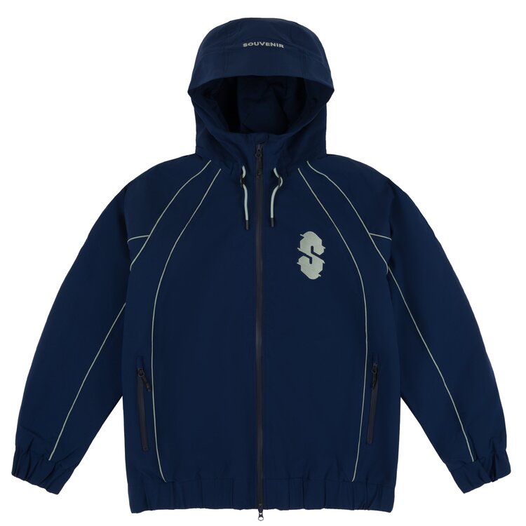 SOUVENIR Souvenir INSULATED TRACK JACKET NAVY