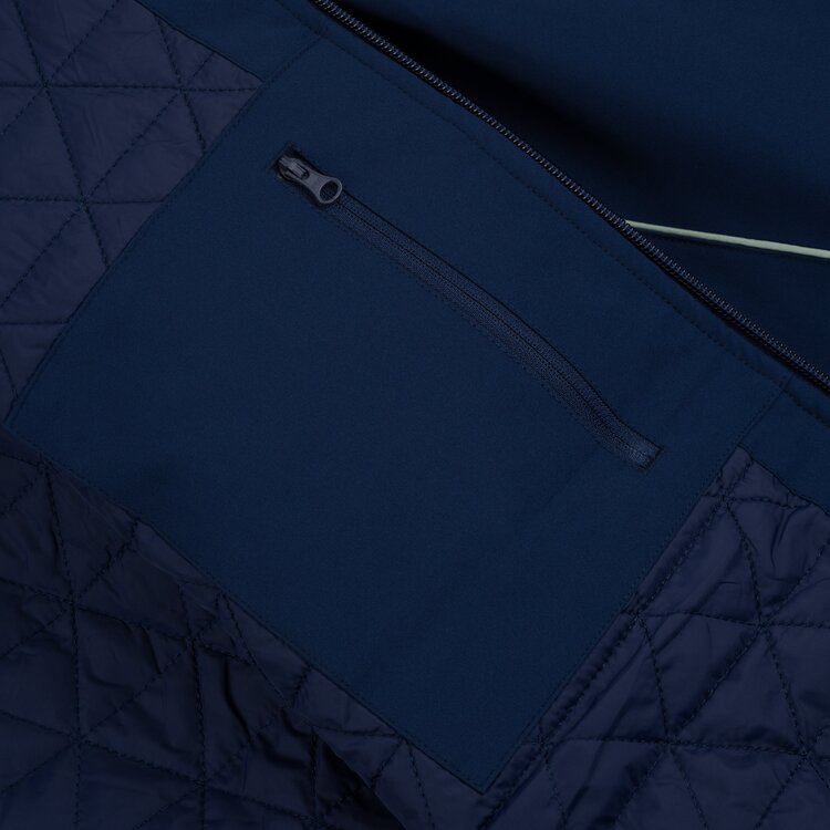 SOUVENIR Souvenir INSULATED TRACK JACKET NAVY