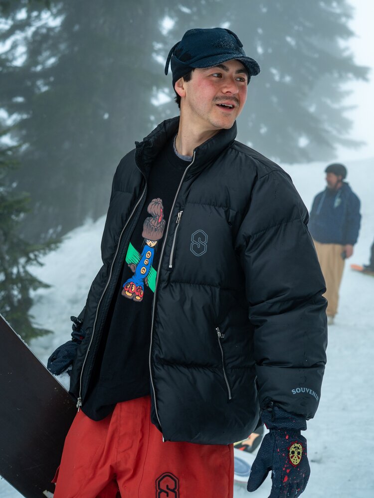 SOUVENIR Souvenir EVERYDAY PUFFER BLACK