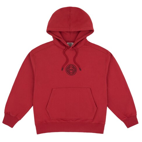 SOUVENIR Souvenir ENZYME WASH HOODY BARN RED