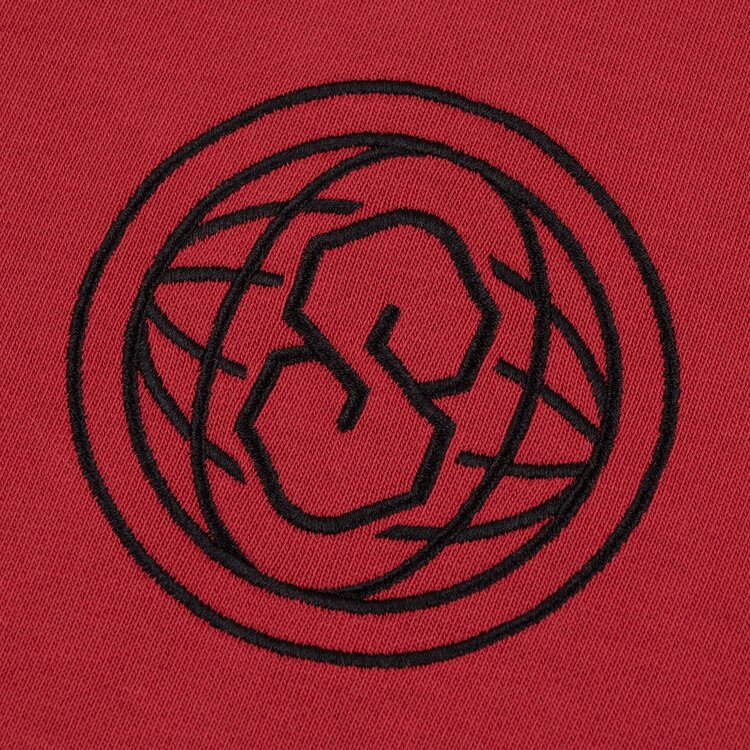 SOUVENIR Souvenir ENZYME WASH HOODY BARN RED