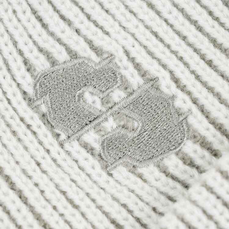 SOUVENIR Souvenir TWO TONE RIB BEANIE MARSHMALLOW