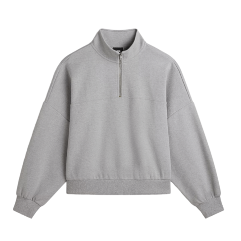 Vans Vans W ELEVATED DOUBLE KNLOOSE MOCK NECK CEMENT HEATHER