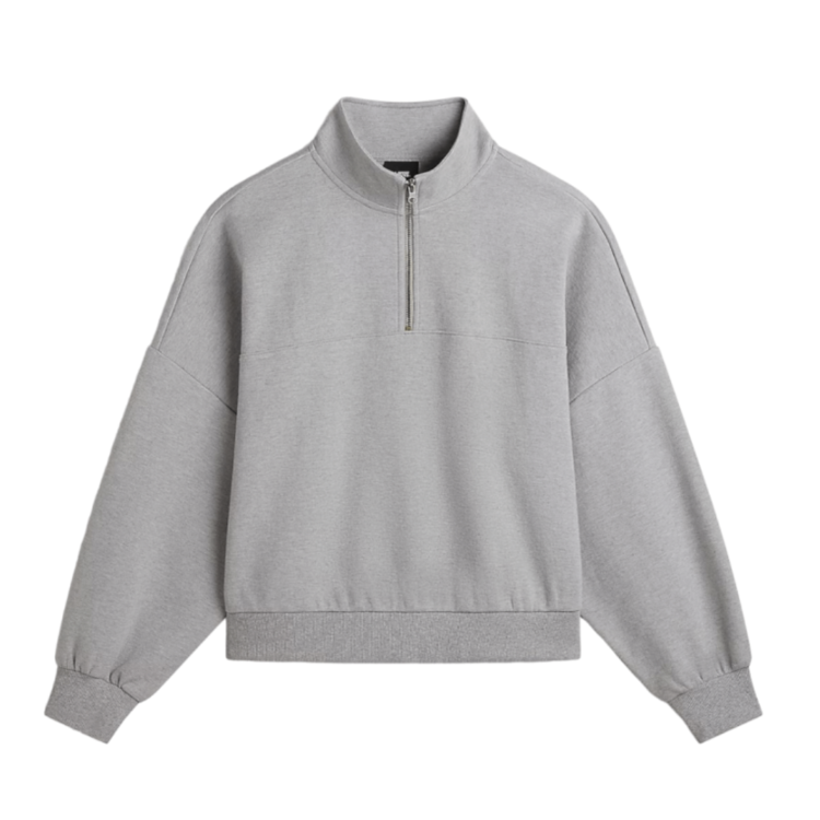 Vans Vans W ELEVATED DOUBLE KNLOOSE MOCK NECK CEMENT HEATHER