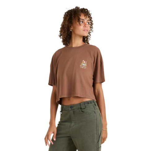 Roark Roark GARDEN SEEK BOXY CROP  OTTER