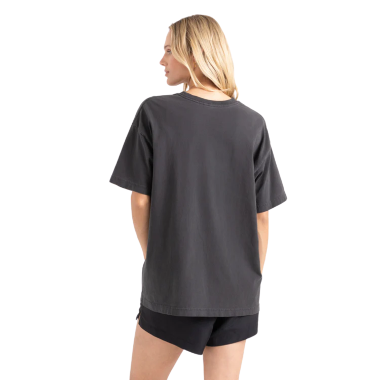 Roark Roark TOMAS WILDFLOWER OVERSIZED TEE BLACK