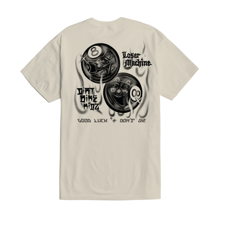 LOSER MACHINE Loser Machine 8 BALLERZ TEE CREAM
