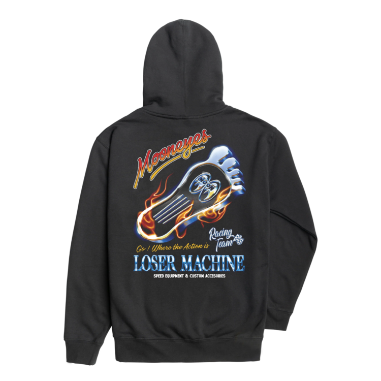 LOSER MACHINE Loser Machine RED HOT PO HOOD BLACK
