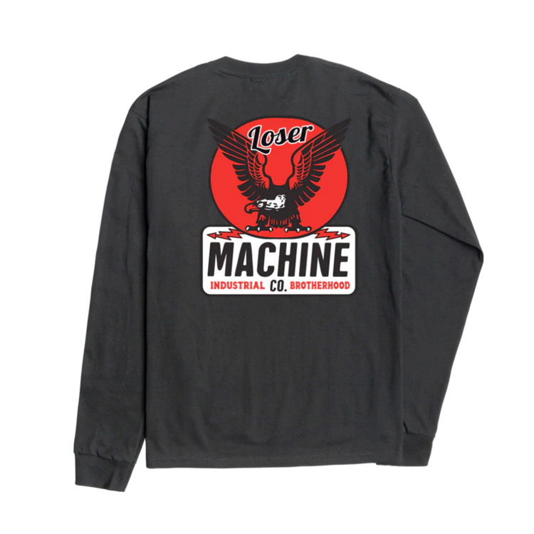 LOSER MACHINE Loser Machine POWERBAND LS TEE BLACK