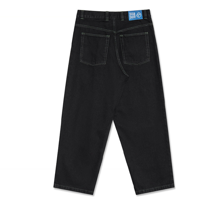 Polar POLAR BIG BOY PANTS Pitch Black (silver/black)