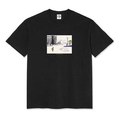 Polar POLAR TEE DOWNTOWN Black