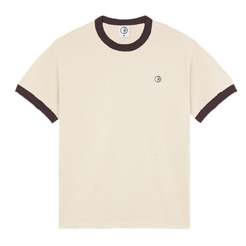 Polar POLAR RINGER TEE Ivory Chocolate