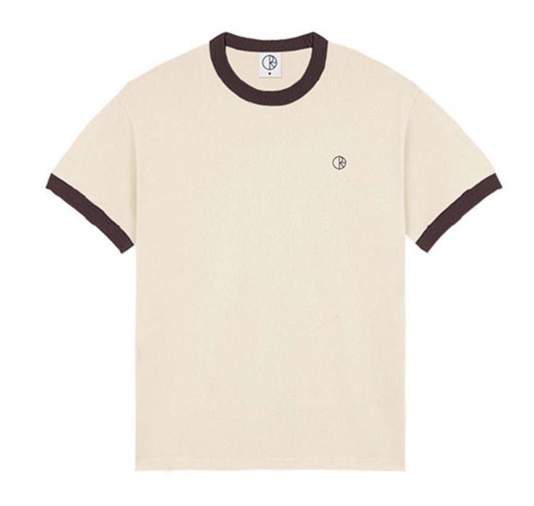 Polar POLAR RINGER TEE Ivory Chocolate