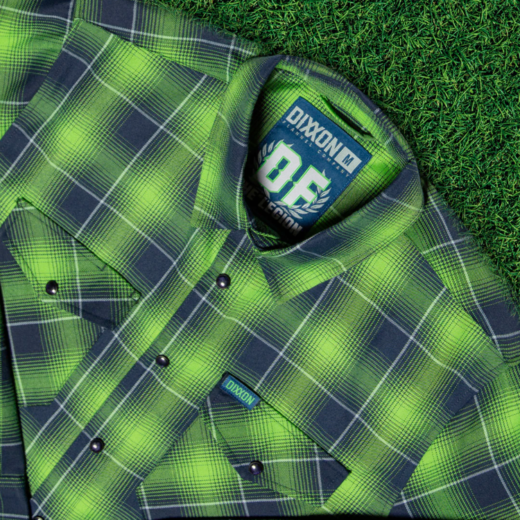 DIXXON DIXXON THE LEGION FLANNEL GREEN