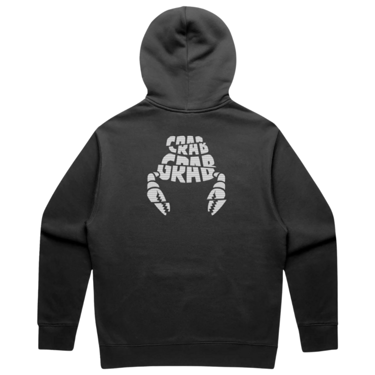 CRAB GRAB Crab Grab CHOPPED HOODIE BLACK