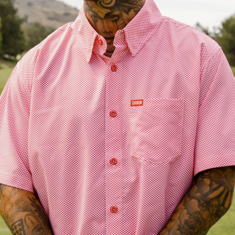 DIXXON DIXXON THE TRAP PARTY SHIRT RED/WHITE