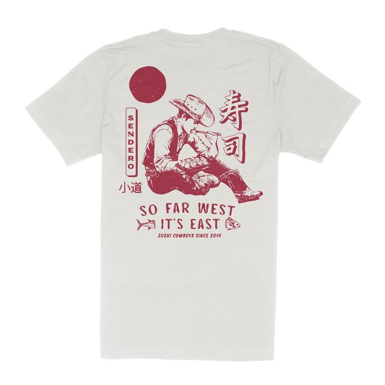 SENDERO SENDERO SO FAR WEST T-SHIRT CREAM