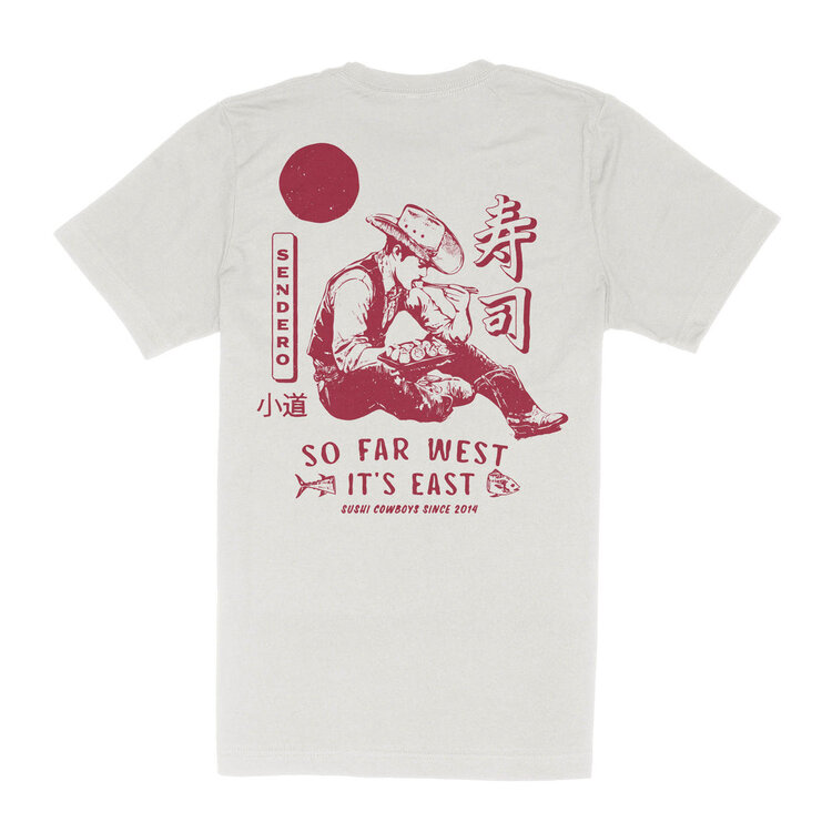 SENDERO SENDERO SO FAR WEST T-SHIRT WHITE