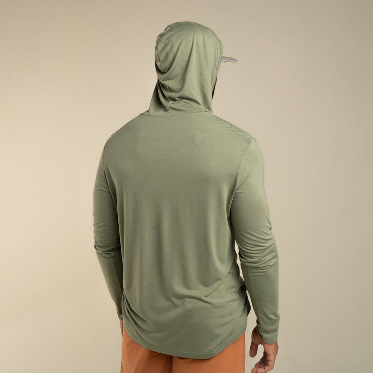 SENDERO SENDERO YUCATAN BAMBOO HOODIE SAN JUAN SAGE