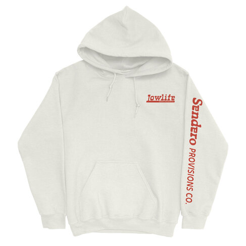 SENDERO SENDERO LOW LIFE HOODIE WHITE