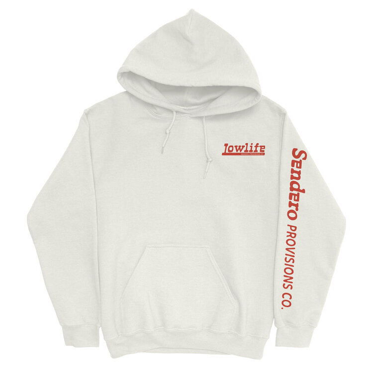 SENDERO SENDERO LOW LIFE HOODIE WHITE