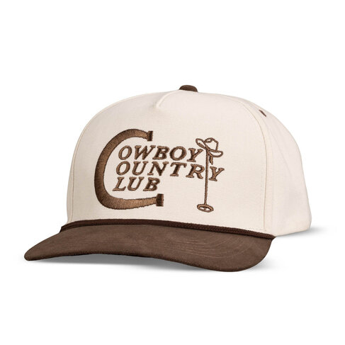 SENDERO SENDERO COWBOY COUNTRY CLUB HAT CREAM/BROWN