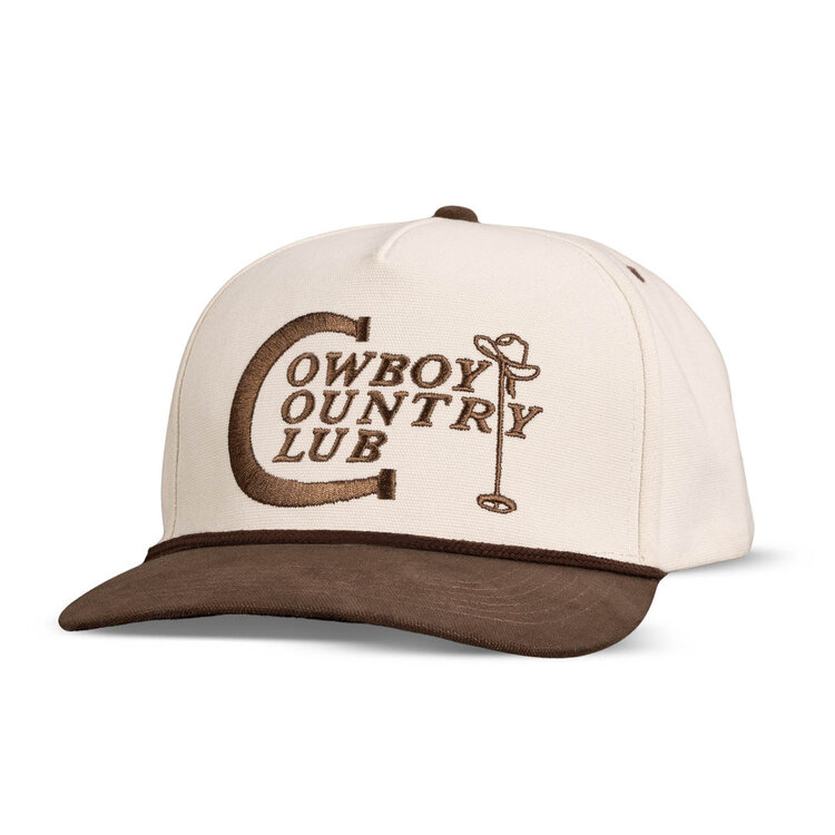 SENDERO SENDERO COWBOY COUNTRY CLUB HAT CREAM/BROWN