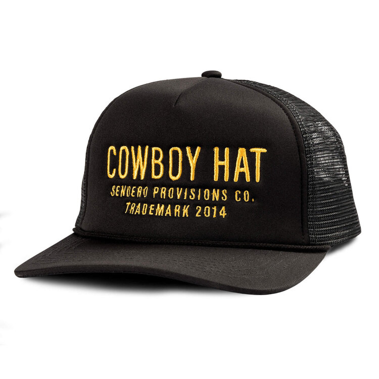 SENDERO SENDERO COWBOY HAT BLACK/GOLD