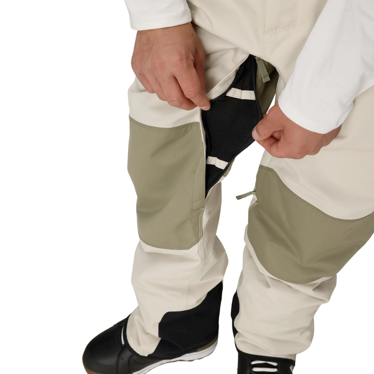 686 686 MENS HOT LAP INSULATED BIB LIMESTONE COLORBLOCK