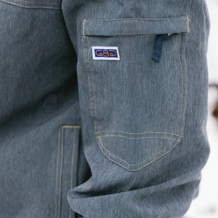 686 686 MENS DOJO SHELL JACKET NAVY DENIM