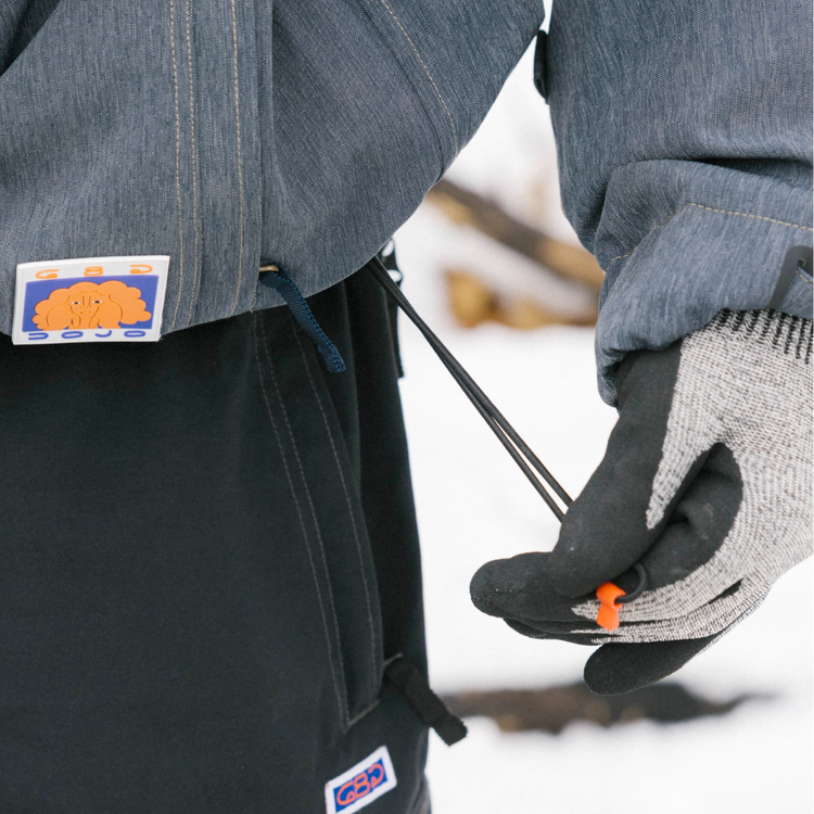 686 686 MENS DOJO SHELL JACKET NAVY DENIM