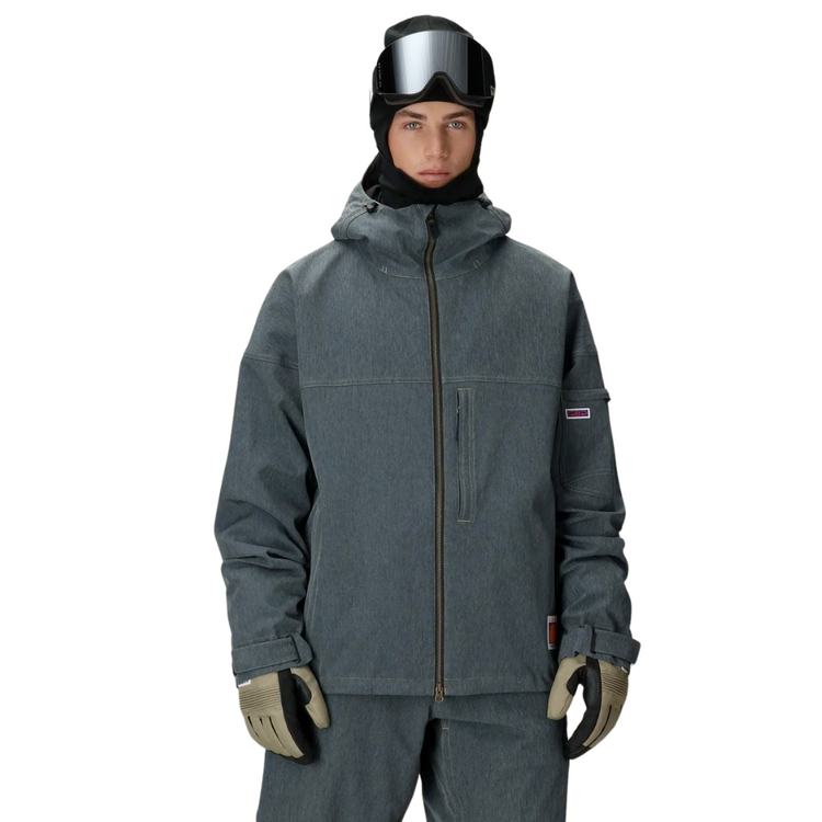 686 686 MENS DOJO SHELL JACKET NAVY DENIM