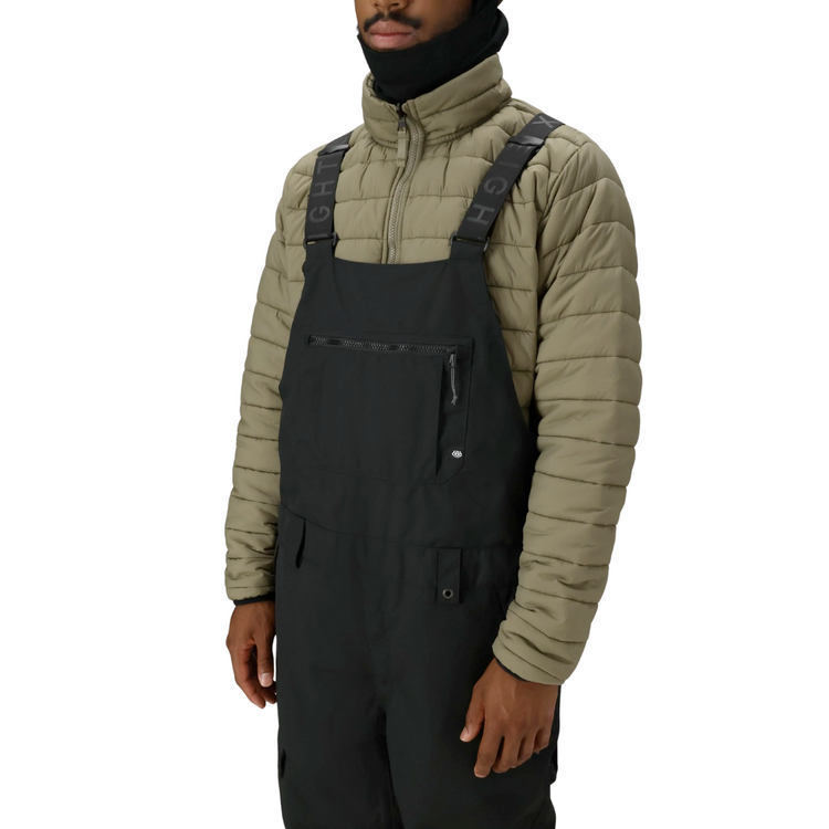 686 686 MENS HOT LAP INSULATED BIB BLACK