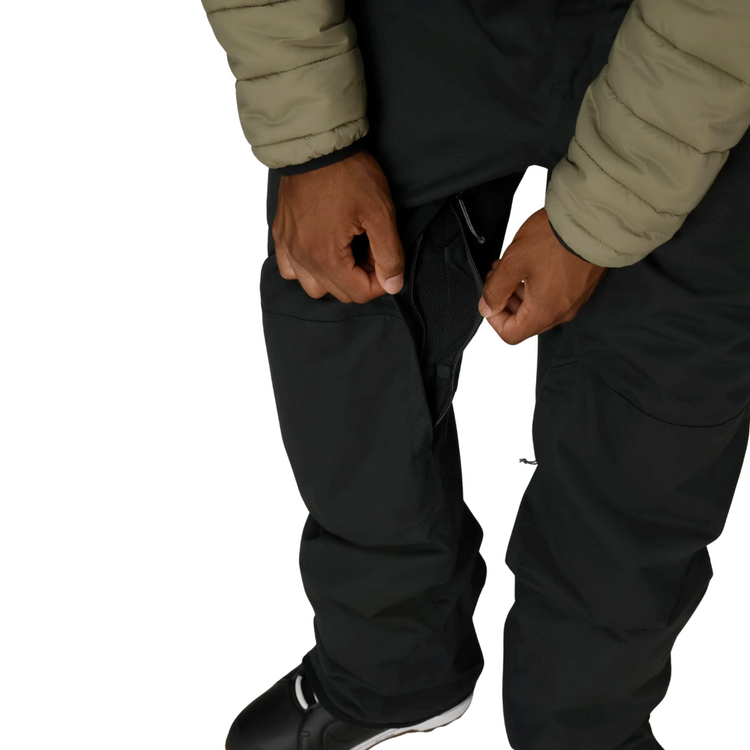 686 686 MENS HOT LAP INSULATED BIB BLACK