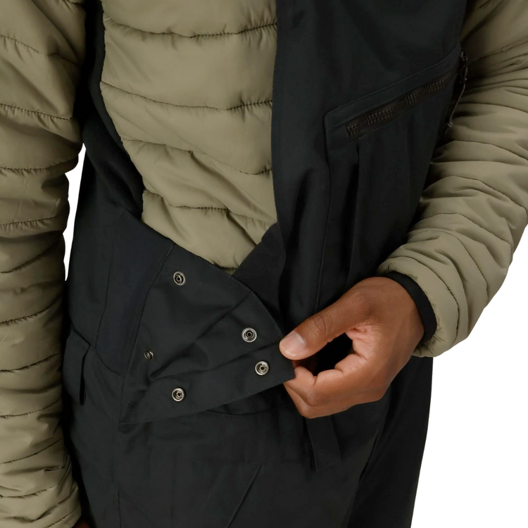 686 686 MENS HOT LAP INSULATED BIB BLACK